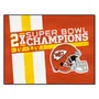 Fan Mats Kansas City Chiefs All-Star Rug - 34 In. X 42.5 In. Plush Area Rug