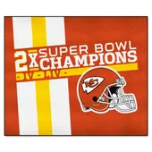 Fan Mats Kansas City Chiefs Dynasty Tailgater Rug - 5Ft. X 6Ft.