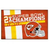 Fan Mats Kansas City Chiefs Dynasty Ultimat Rug - 5Ft. X 8Ft.