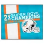 Fan Mats Miami Dolphins Dynasty Tailgater Rug - 5Ft. X 6Ft.