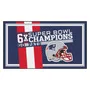 Fan Mats New England Patriots Dynasty 3Ft. X 5Ft. Plush Area Rug