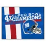 Fan Mats New York Giants All-Star Rug - 34 In. X 42.5 In. Plush Area Rug