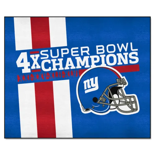 Fan Mats New York Giants Dynasty Tailgater Rug - 5Ft. X 6Ft.