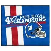 Fan Mats New York Giants Dynasty Tailgater Rug - 5Ft. X 6Ft.