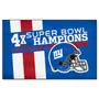 Fan Mats New York Giants Dynasty Ultimat Rug - 5Ft. X 8Ft.