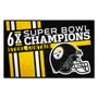 Fan Mats Pittsburgh Steelers Dynasty Starter Accent Rug - 19In. X 30In.