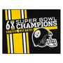 Fan Mats Pittsburgh Steelers All-Star Rug - 34 In. X 42.5 In. Plush Area Rug