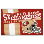 Fan Mats San Francisco 49Ers Dynasty Ultimat Rug - 5Ft. X 8Ft.