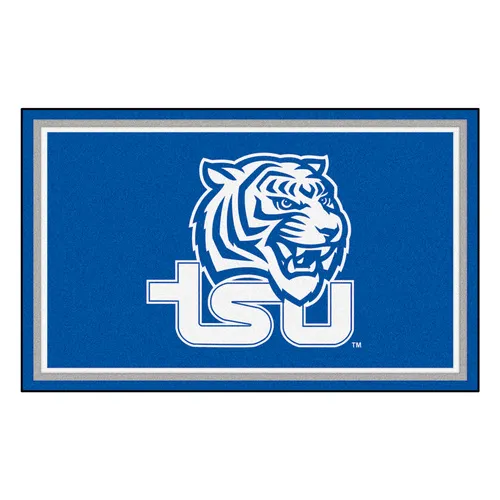 Fan Mats Tennessee State Tigers 4Ft. X 6Ft. Plush Area Rug