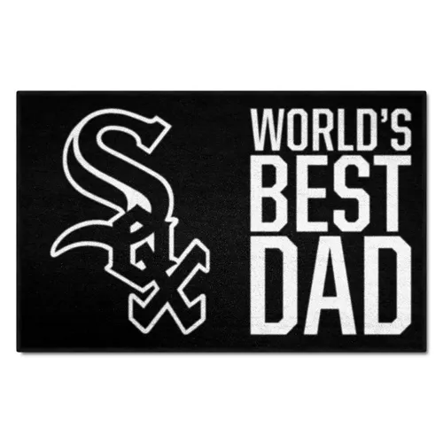 Fan Mats Chicago White Sox Starter Accent Rug - 19In. X 30In. World's Best Dad Starter Mat