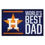 Fan Mats Houston Astros Starter Accent Rug - 19In. X 30In. World's Best Dad Starter Mat