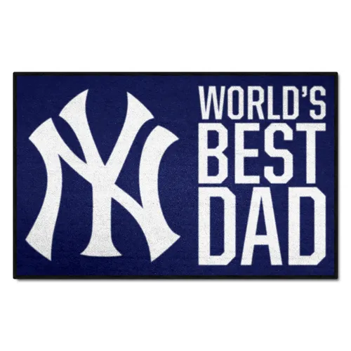 Fan Mats New York Yankees Starter Accent Rug - 19In. X 30In. World's Best Dad Starter Mat