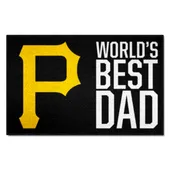 Fan Mats Pittsburgh Pirates Starter Accent Rug - 19In. X 30In. World's Best Dad Starter Mat