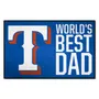 Fan Mats Texas Rangers Starter Accent Rug - 19In. X 30In. World's Best Dad Starter Mat