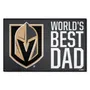 Fan Mats Vegas Golden Knights Starter Accent Rug - 19In. X 30In. World's Best Dad Starter Mat