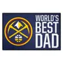 Fan Mats Denver Nuggets Starter Accent Rug - 19In. X 30In. World's Best Dad Starter Mat