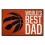 Fan Mats Toronto Raptors Starter Accent Rug - 19In. X 30In. World's Best Dad Starter Mat