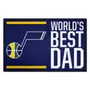 Fan Mats Utah Jazz Starter Accent Rug - 19In. X 30In. World's Best Dad Starter Mat