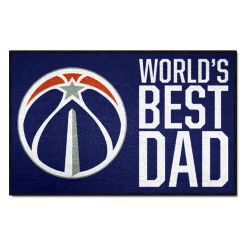 Fan Mats Washington Wizards Starter Accent Rug - 19In. X 30In. World's Best Dad Starter Mat
