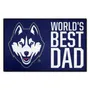 Fan Mats Uconn Huskies Starter Accent Rug - 19In. X 30In. World's Best Dad Starter Mat
