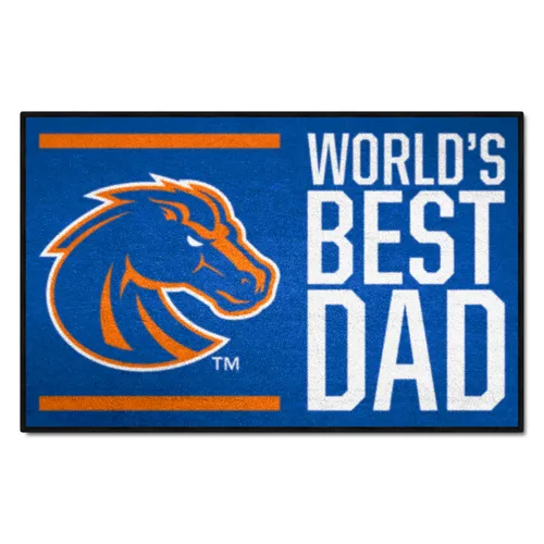 Fan Mats Boise State Broncos Starter Accent Rug - 19In. X 30In. World's Best Dad Starter Mat