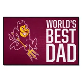 Fan Mats Arizona State Sun Devils Starter Accent Rug - 19In. X 30In. World's Best Dad Starter Mat