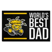 Fan Mats Wichita State Shockers Starter Accent Rug - 19In. X 30In. World's Best Dad Starter Mat