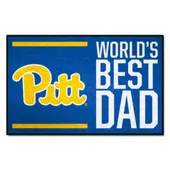 Fan Mats Pitt Panthers Starter Accent Rug - 19In. X 30In. World's Best Dad Starter Mat