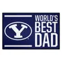 Fan Mats Byu Cougars Starter Accent Rug - 19In. X 30In. World's Best Dad Starter Mat