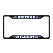 Fan Mats Arizona Wildcats Metal License Plate Frame Black Finish