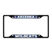 Fan Mats Arizona Wildcats Metal License Plate Frame Black Finish