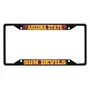 Fan Mats Arizona State Sun Devils Metal License Plate Frame Black Finish