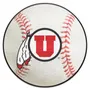 Fan Mats Utah Utes Baseball Rug - 27In. Diameter