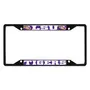 Fan Mats Lsu Tigers Metal License Plate Frame Black Finish