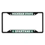 Fan Mats Michigan State Spartans Metal License Plate Frame Black Finish