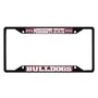 Fan Mats Mississippi State Bulldogs Metal License Plate Frame Black Finish