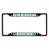 Fan Mats Oregon Ducks Metal License Plate Frame Black Finish