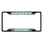 Fan Mats Oregon Ducks Metal License Plate Frame Black Finish