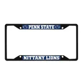 Fan Mats Penn State Nittany Lions Metal License Plate Frame Black Finish