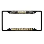 Fan Mats Purdue Boilermakers Metal License Plate Frame Black Finish