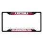 Fan Mats Arizona Diamondbacks Metal License Plate Frame Black Finish