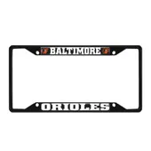 Fan Mats Baltimore Orioles Metal License Plate Frame Black Finish