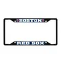 Fan Mats Boston Red Sox Metal License Plate Frame Black Finish
