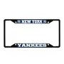 Fan Mats New York Yankees Metal License Plate Frame Black Finish