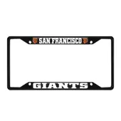 Fan Mats San Francisco Giants Metal License Plate Frame Black Finish