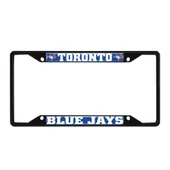 Fan Mats Toronto Blue Jays Metal License Plate Frame Black Finish