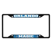 Fan Mats Orlando Magic Metal License Plate Frame Black Finish