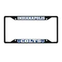 Fan Mats Indianapolis Colts Metal License Plate Frame Black Finish