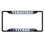 Fan Mats Tennessee Titans Metal License Plate Frame Black Finish