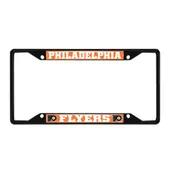 Fan Mats Philadelphia Flyers Metal License Plate Frame Black Finish